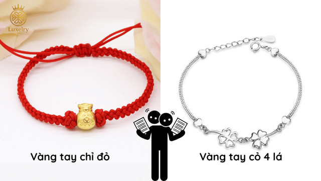 so sánh các loại vòng phong thủy
